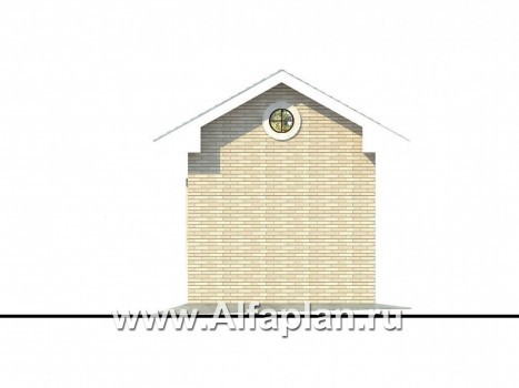 Проекты домов Альфаплан - Проект генераторной - превью фасада №4