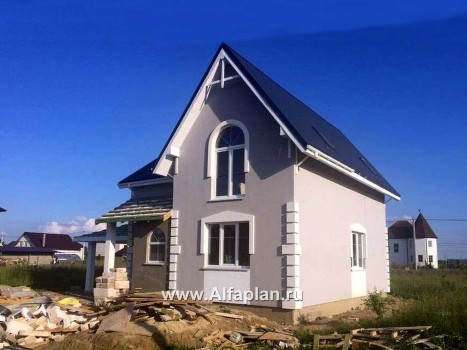 Проекты домов Альфаплан - Кирпичный дом «Оптима» для загородного отдыха - превью дополнительного изображения №3